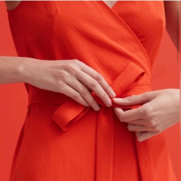 Everlane Japanese Go Weave Midi Wrap Dress - Picture 10 of 14